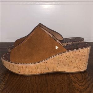 Sam Edelman Ranger Cork Wedge Mules